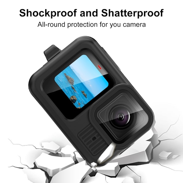 Silikonskydd till GoPro HERO13 Black - Svart