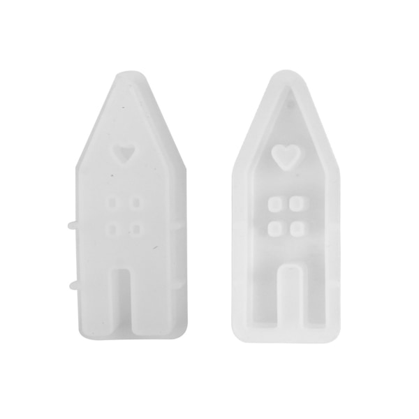 Silikoneform til stearinlys 16,5cm - Hus