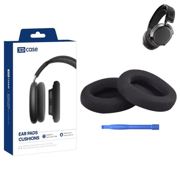 Öronkuddar i meshtyg för SteelSeries Arctis 1/3/5/7/9/Pro - Sva