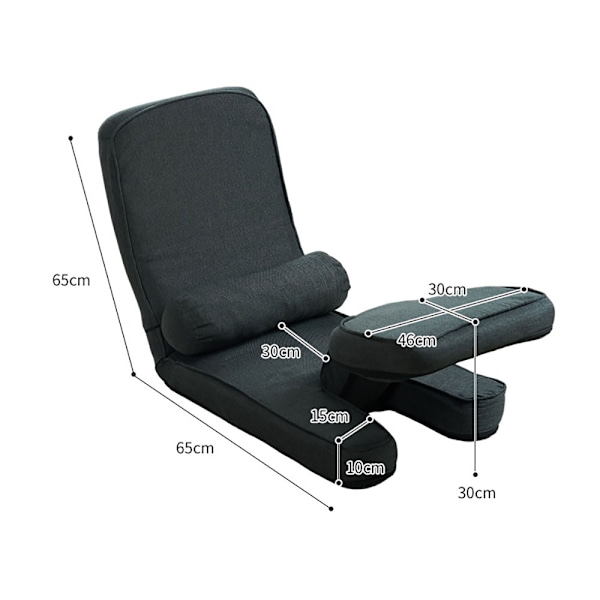 Ergonominen lattiatuoli, jossa on teräsrunko ja pehmeä pehmuste