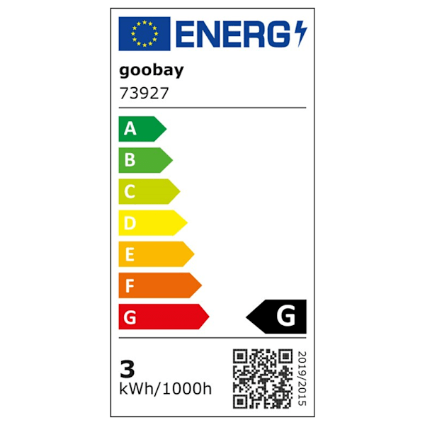 Goobay batteridriven LED bordslampa i vit med touch-kontroll oc