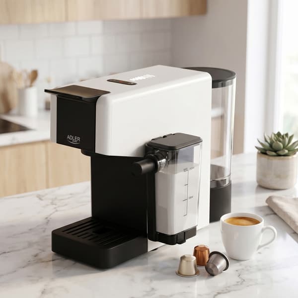 Adler Kapselmaskin / Multikapselmaskin / Espressomaskin med mjö