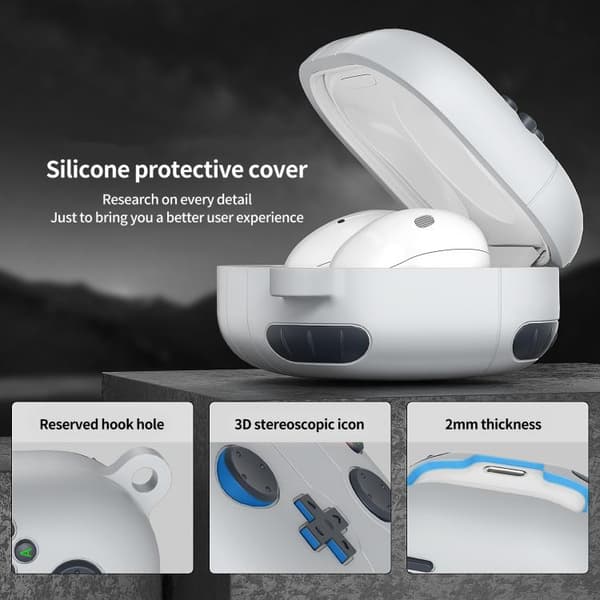 Silikoneetui i retro gaming-stil til Samsung Galaxy Buds Live -