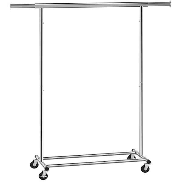 Vaateteline – 90 kg kantavuus, säädettävä ripustustanko, lukitt