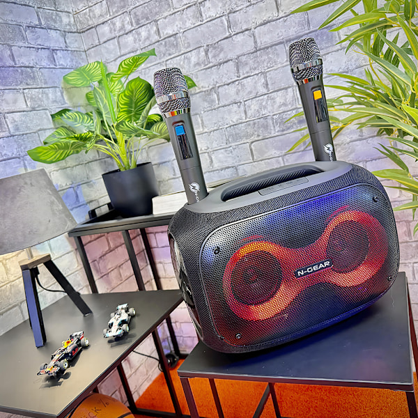 N-GEAR NRG600 Bluetooth-højttaler med 600 watt og 2 mikrofoner