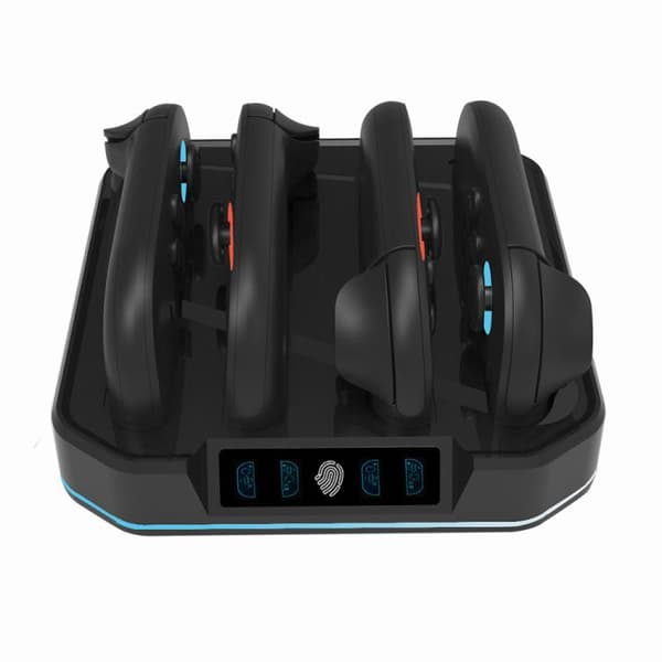 Latausteline RGB-valolla Nintendo Switch 2:lle - Musta