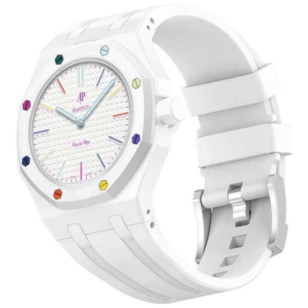 Silikoniranneke Swatch Royal Pop / Audemars Piguet -kelloihin /