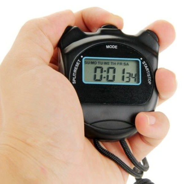 Stopur/timer-ur med sporty design