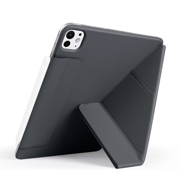 Keinonahkakotelo jalustalla ja magneeteilla iPad Pro 13 2024 -