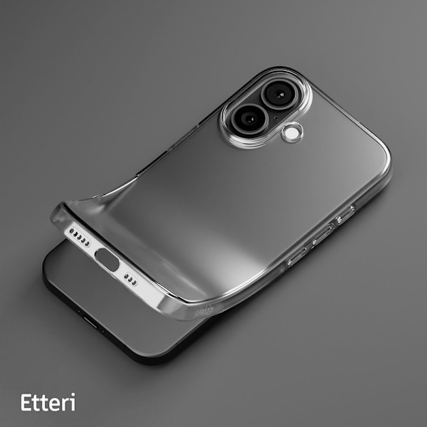 Etteri transparent skal med MagSafe för iPhone 16 Plus