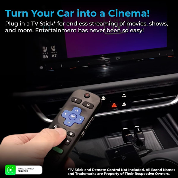 AutoSky langaton CarPlay- ja Android Auto -sovitin