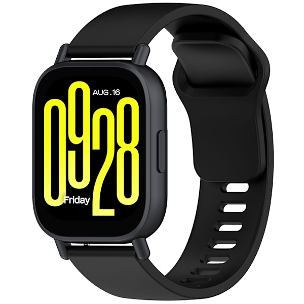 Silikoniranneke Xiaomi Redmi Watch 5 Lite/Active - Svart varten