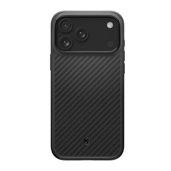 Spigen Enzo Aramid T Mag Fit Backshell til iPhone 17 Pro - Svart