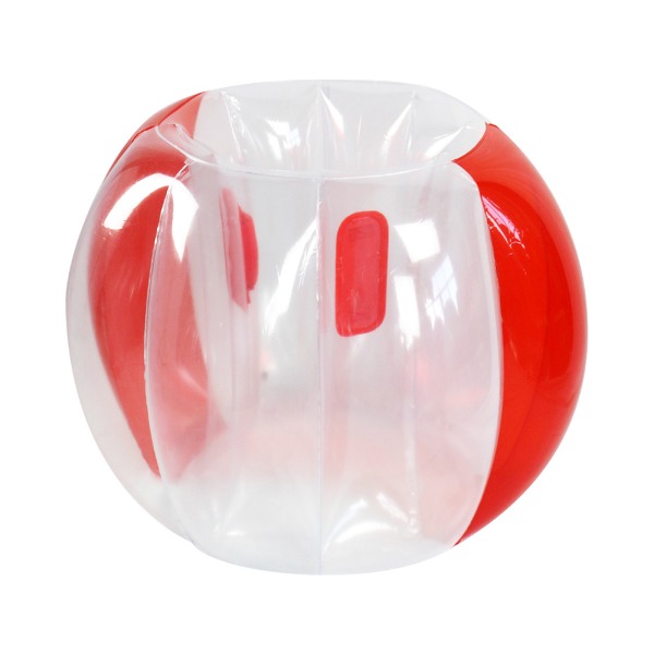 Bumperball uppblåsbar bubbeldräkt i barnstorlek - Röd