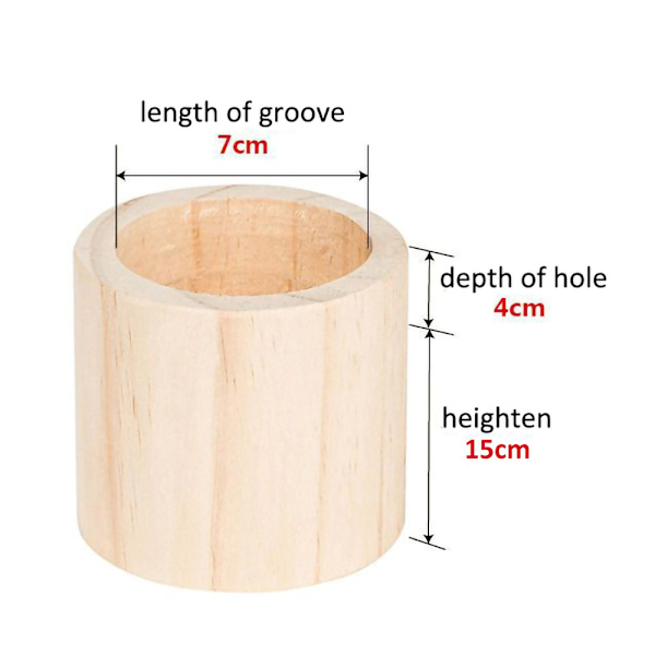 Möbelförhöjare Ø7 H15cm