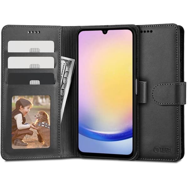 Tech-Protect Plånboksfodral till Samsung Galaxy A25 5G - Musta