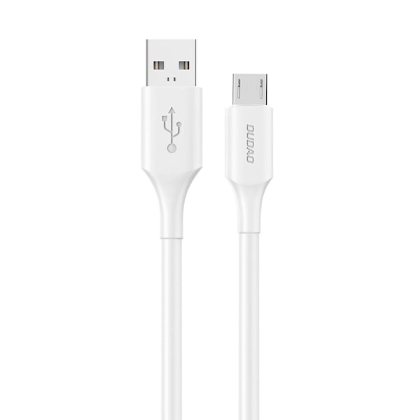 Dudao MicroUSB-kaapeli 6A 1,2 m pikalatauksella - Valkoinen