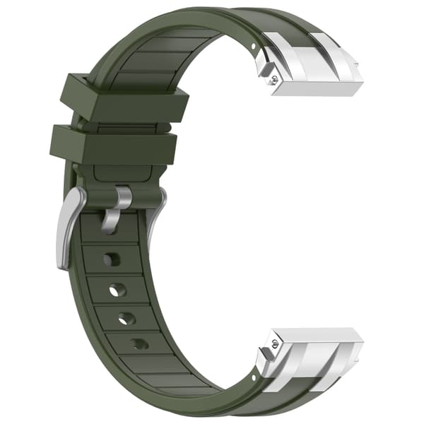 Silikonearmbånd til Amazfit Watch Bip 5 22mm - Grøn