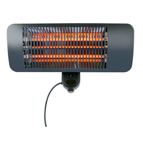 Elektrisk terrassvärmare 650–2000W – effektiv uppvärmning för u
