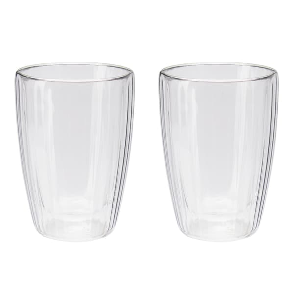 Dubbelväggade kaffe-/teglas 350ml 2-pack / Termoglas / Latteglas