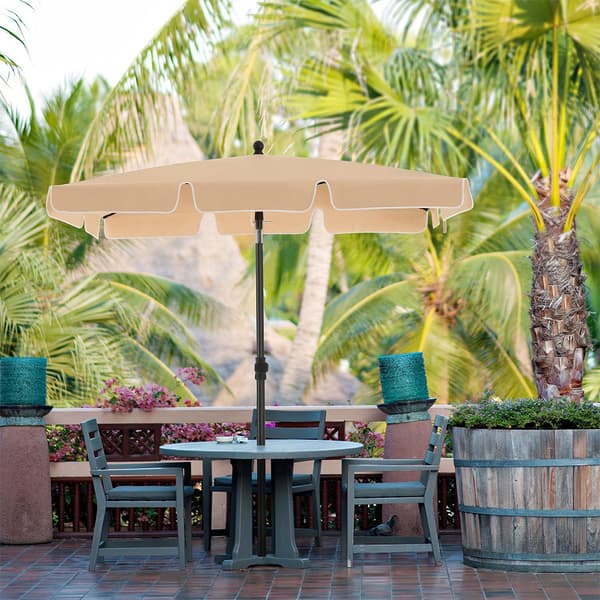 Rektangulær parasol 200×125 cm / terrasse- og altanparasol med