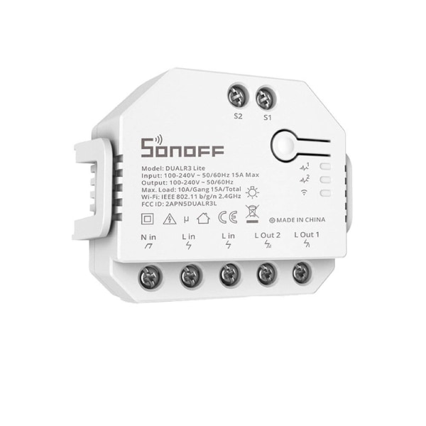Dual R3 Lite smart switch med 2-vejs kontrol