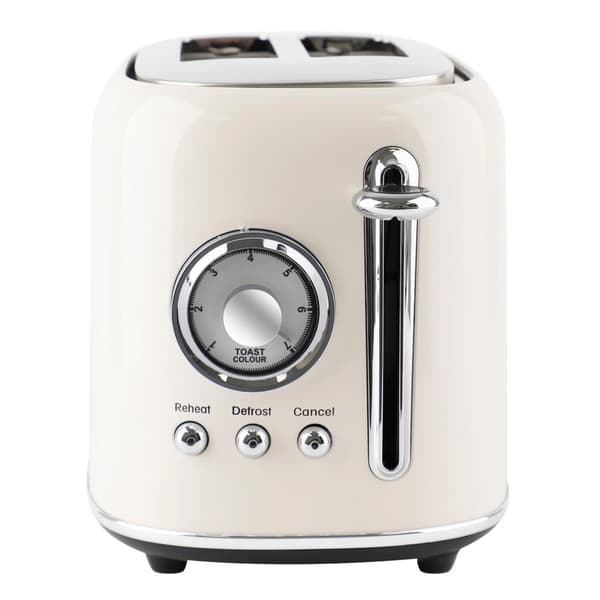 Emerio brödrost 800W för 2 skivor – Vit