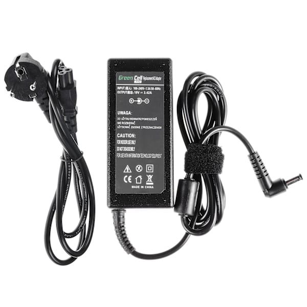 Green Cell lader / AC Adapter til AC Adapter Acer 65W / 19V 3.4