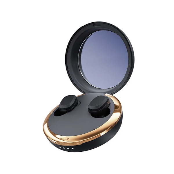 Happy Plugs Adore trådløst in-ear headset med make-up spejl - S