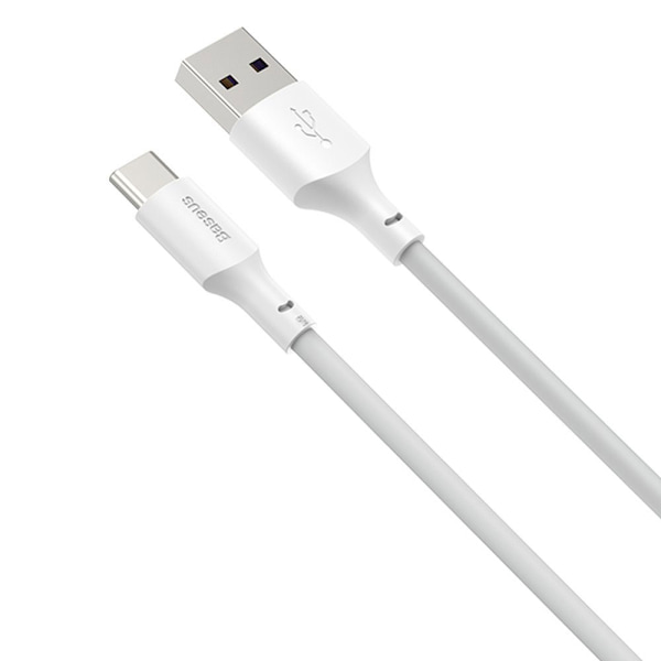 Baseus USB till USB-C-kabel 40W 1,5m 2-pack - Vit