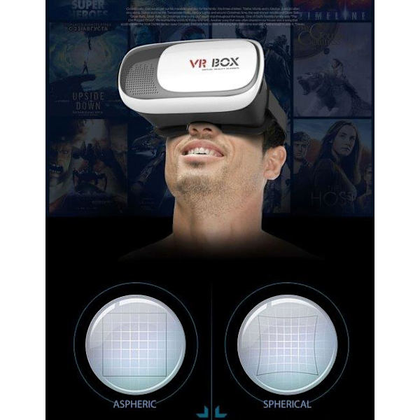 VR BOX 2.0 3D-lasit Bluetoothilla ja kaukosäätimellä - 3,5-6" n