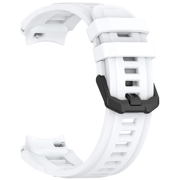 Silikonearmbånd til Amazfit T-Rex 3 Pro 48mm - Hvid