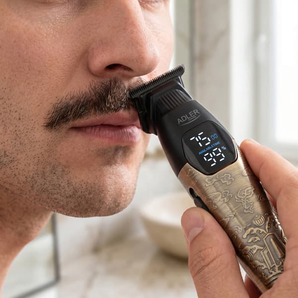 Adler skäggtrimmer / Skägg- och mustaschtrimmer / USB-C-trimmer