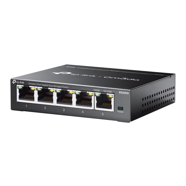 TP-LINK Switch Omada ES205G 5xGBit / Administreret 5-ports giga