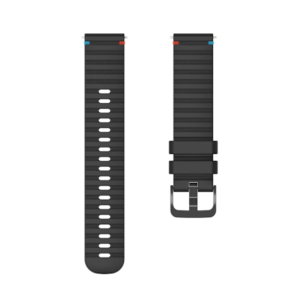 Silikonearmbånd til Samsung Galaxy Gear S3 Frontier - Sort