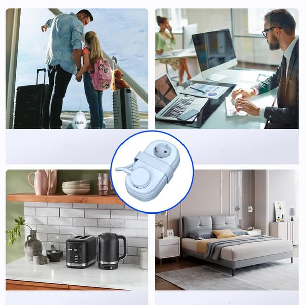 Orico AP3 20 W GaN 5-i-1-stikdåse 2x vekselstrøm + 2x USB-A + 1