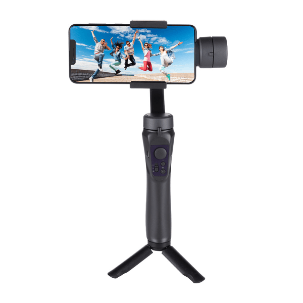 Grundig Selfie-stick med tripod, Bluetooth och 3-axlig stabilis