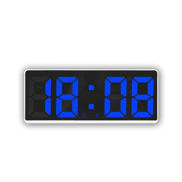 Digital Väckarklocka med Blå siffror