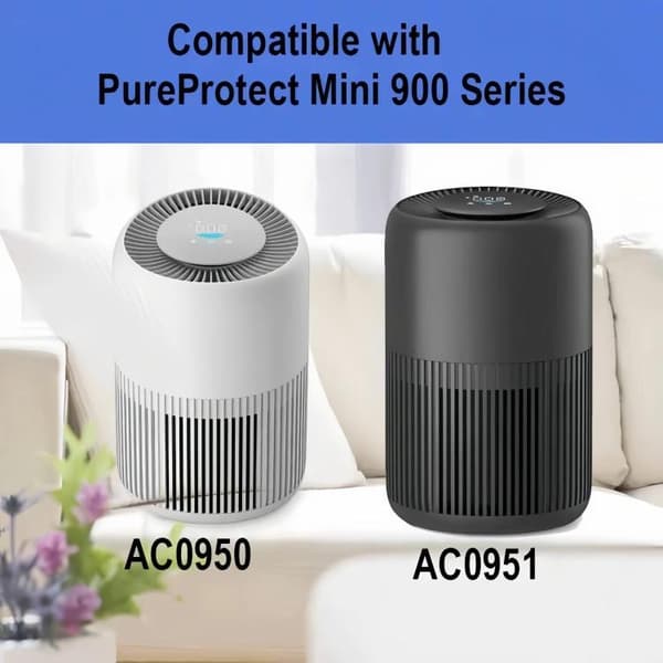 HEPA-filter med aktivt kul til Philips luftrenser AC0950 / AC09