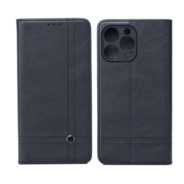 Tekonahkainen kotelo 17 Pro - iPhone 17 Pro - Musta