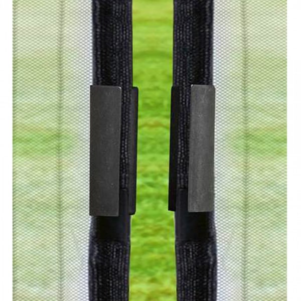 Magic Mesh Magnet insektsnät för dörr - Svart färg