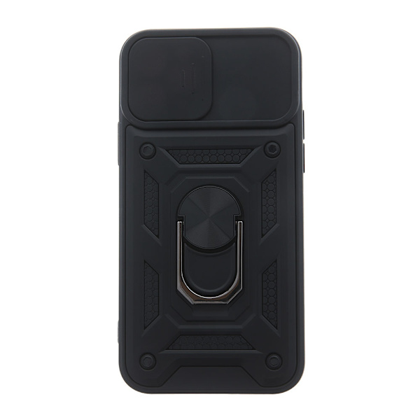 Defender takakuori Motorola Moto E30 / E40 / E20S:lle - musta