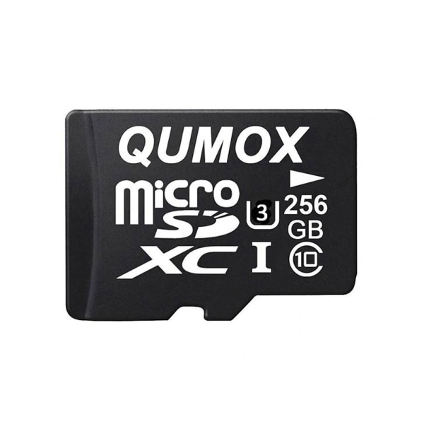 Qumox MicroSDXC 256GB UHS-I Class 10 hukommelseskort