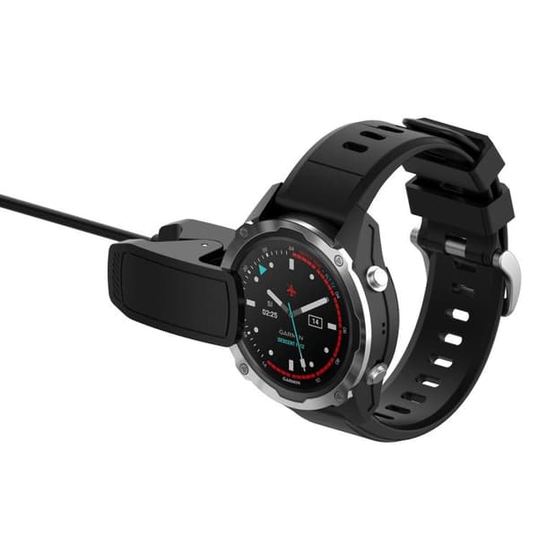 Opladningskabel til Garmin MARQ Athlete Gen1 – 1 m, sort