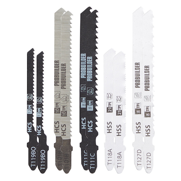 Probuilder stiksavklinger – 10-pak
