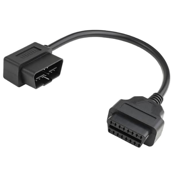 OBD2-kabel 16-pins hann–hunn forlengelse 30 cm