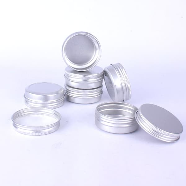Aluminiumburk med lock 27x56mm