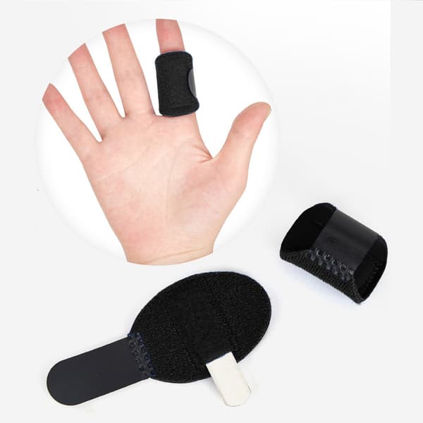 Fingerstøtte med fikseringsstrop 2-pak
