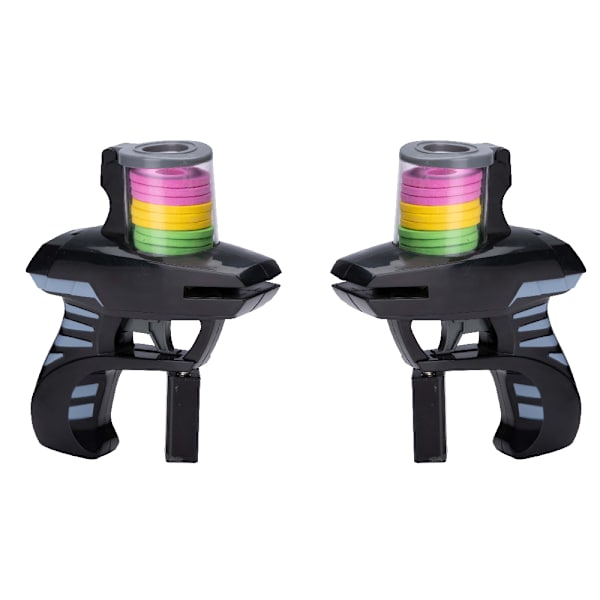 Skumgummipistol 2-pack med färgglada skivor