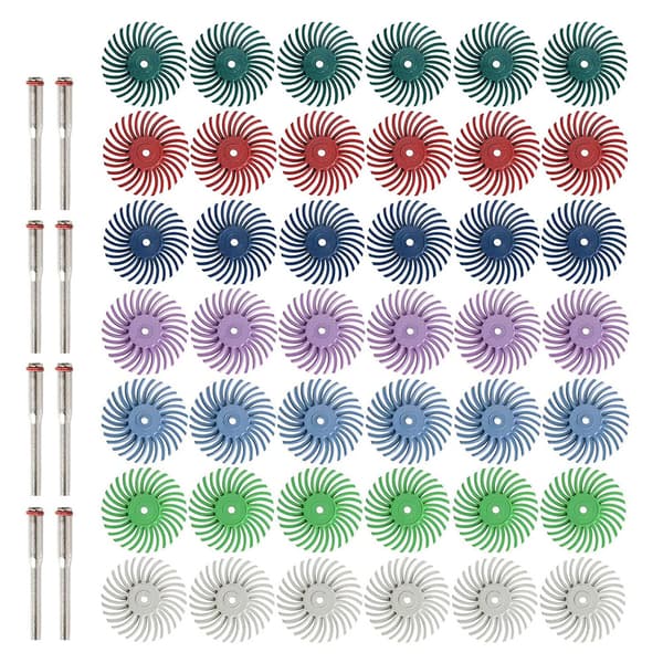 50-pack Slipborste Nylon för Dremel multiverktyg  | Perfekt för